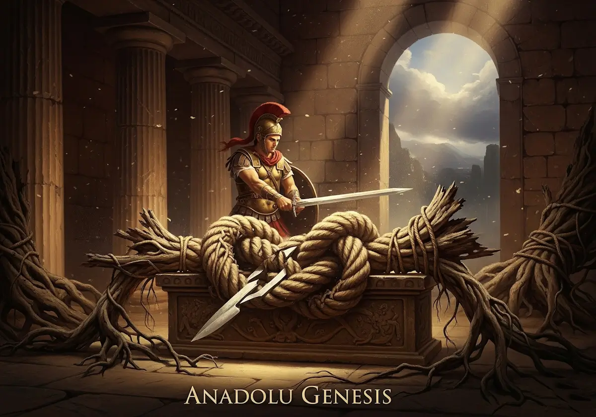 Gordion Düğümü’nün Frigya’dan Büyük İskender’e uzanan gizemli hikayesi! Kehanetler, lanet iddiaları ve Anadolu’nun kadim sırları bu belgeselde.