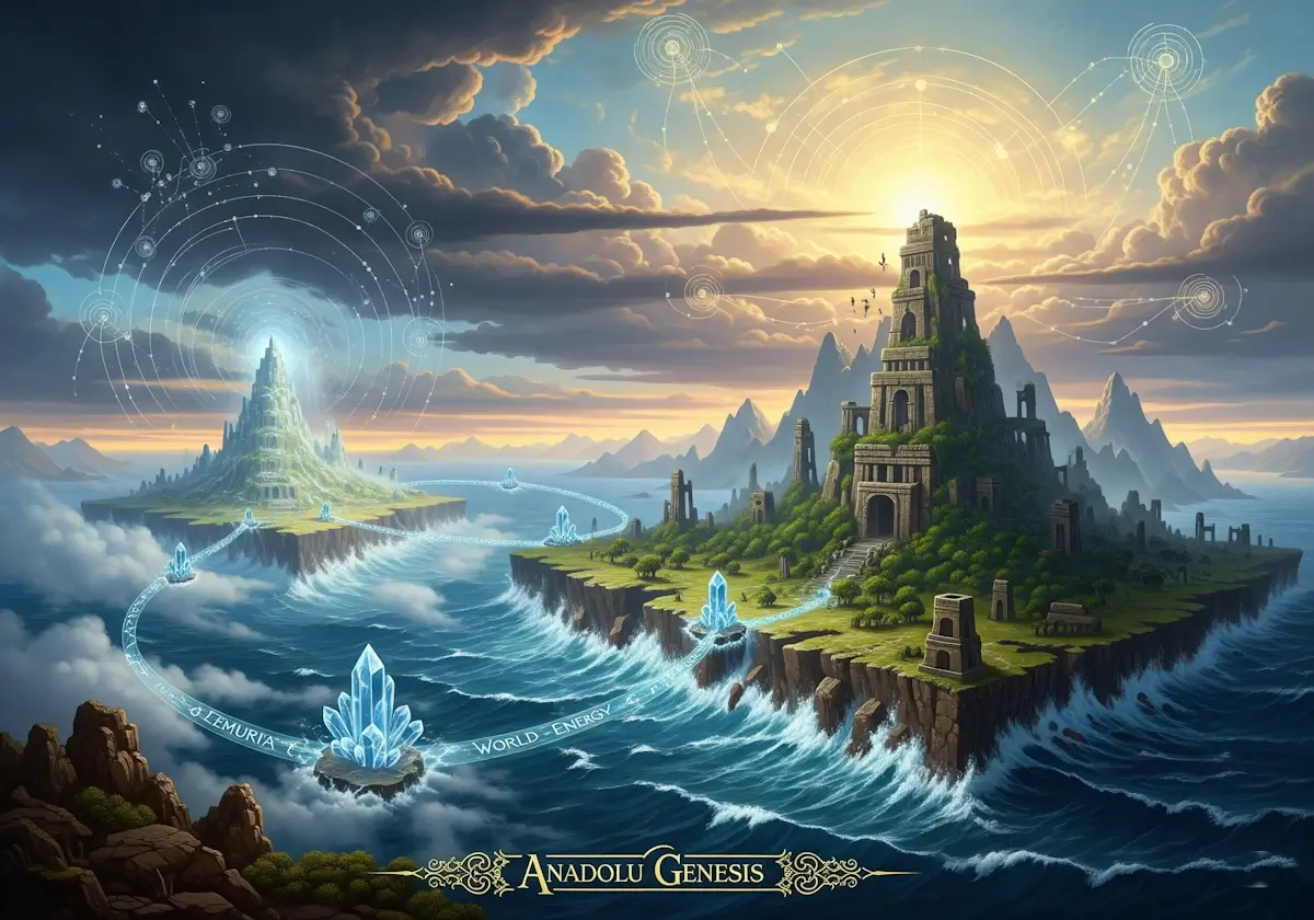 Mu ve Lemurya’nın gizemleri, ley hatları ve kristal enerjileri Anadolu Genesis’te. Kayıp medeniyetlerin sırları, tarih ve mistisizmle buluşuyor!